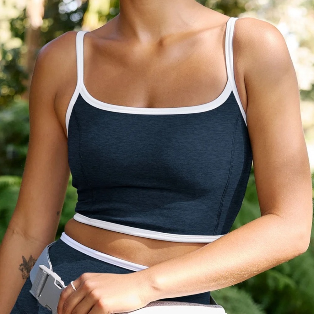 Beyond Yoga Spacedye new moves high cropped tank